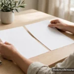 How Much Does Motorcycle Insurance Cost? What Actually Drives the Price A person comparing two blank insurance documents side by side at a bright desk